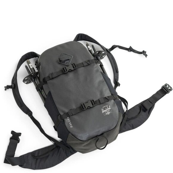 New Herschel Supply All Season Backpack 29L Black outdoor travel fashion $150msr - Picture 5 of 7